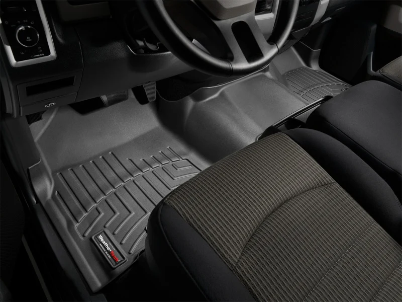 WeatherTech 09+ Dodge Ram 1500 Crew Cab Front FloorLiner - Black - Image 16