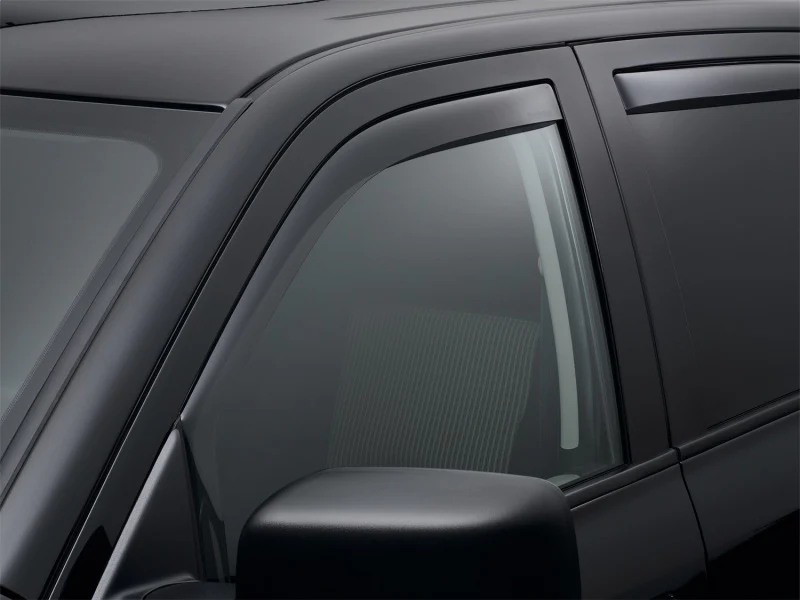 WeatherTech 09+ Dodge Ram 1500 Front Side Window Deflectors - Dark Smoke - Image 10