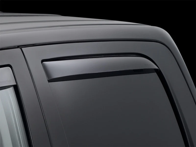 WeatherTech 09+ Dodge Ram 1500 Rear Side Window Deflectors - Dark Smoke - Image 8