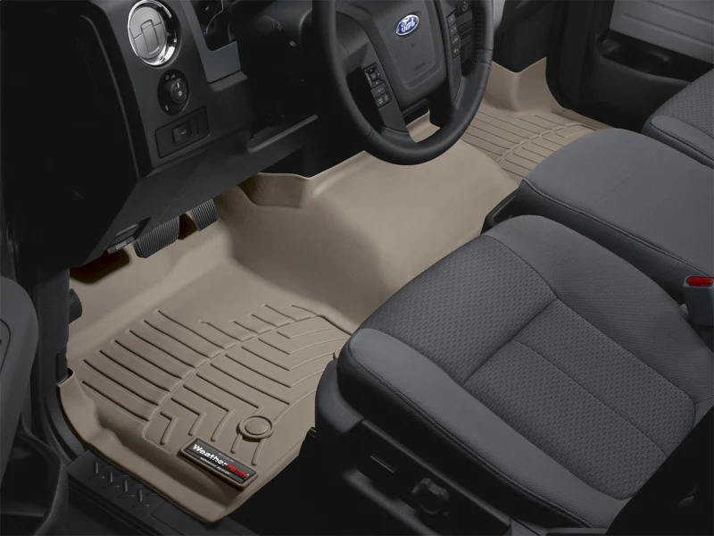 WeatherTech 09+ Ford F-150 Front Floorliner OTH - Tan - Image 16