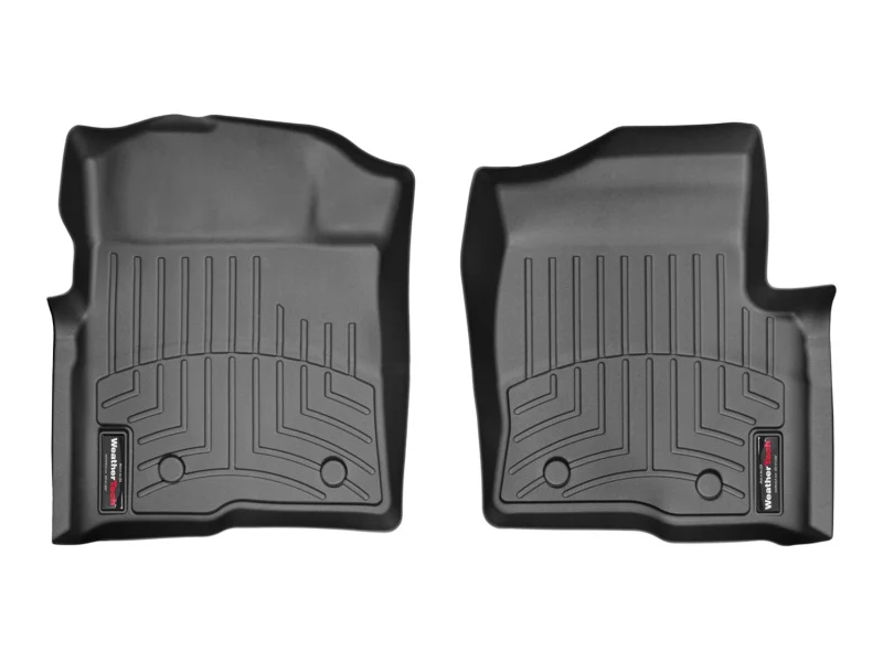 WeatherTech 09+ Ford F150 Reg/SuperCrew (w/ Heating Vents) Front FloorLiners - Black - Image 2