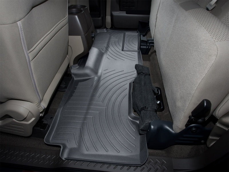 WeatherTech 09+ Ford F150 Super Cab Rear FloorLiner - Black - Image 16