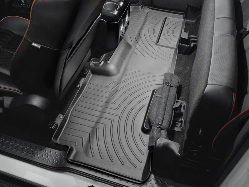 WeatherTech 09+ Ford F150 Super Cab Rear FloorLiner - Black - Image 13