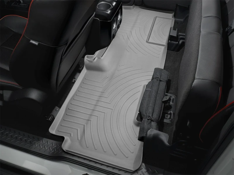 WeatherTech 09+ Ford F150 Super Cab Rear FloorLiner - Grey - Image 13