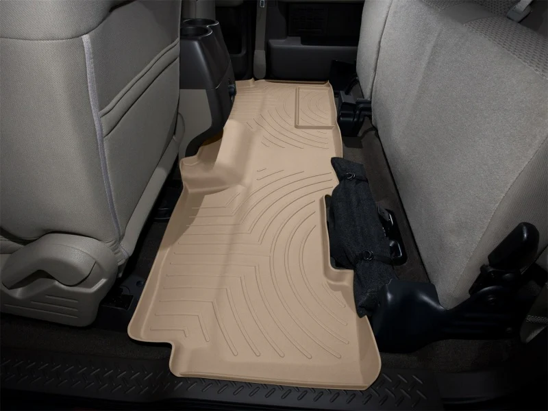WeatherTech 09+ Ford F150 Super Cab Rear FloorLiner - Tan - Image 10