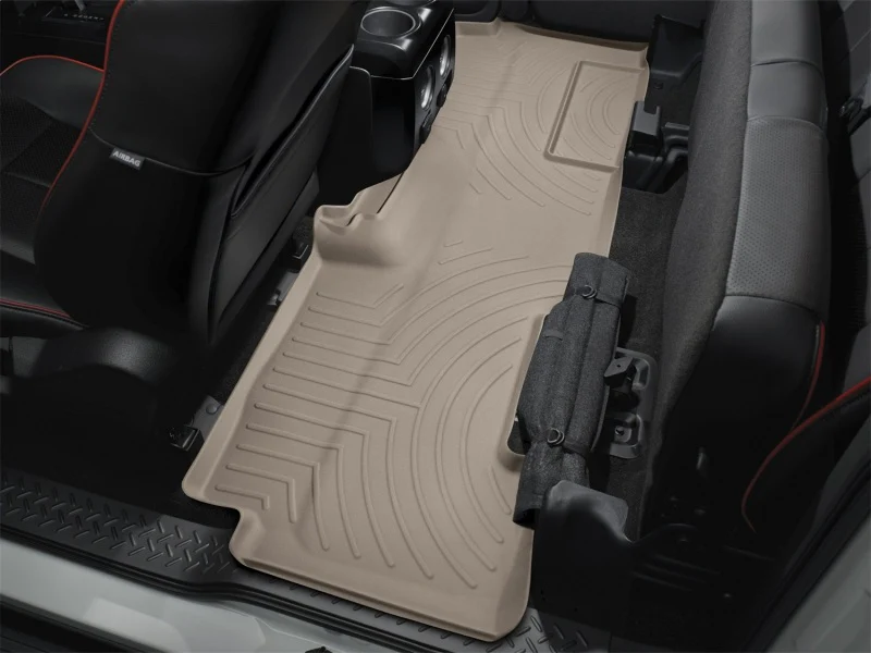 WeatherTech 09+ Ford F150 Super Cab Rear FloorLiner - Tan - Image 6