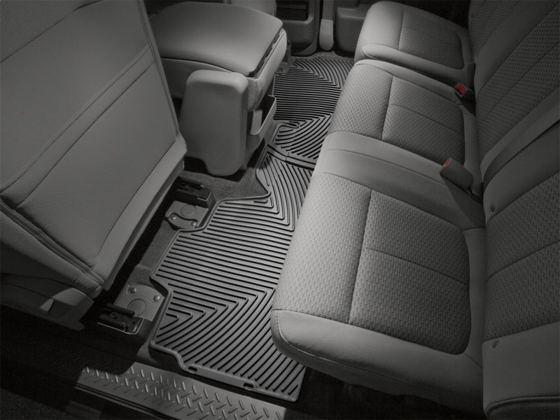 WeatherTech 09+ Ford F150 Super Cab Rear Rubber Mats - Black - Image 5