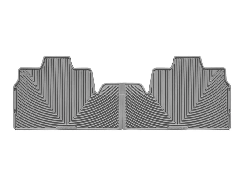 WeatherTech 09+ Ford F150 Super Cab Rear Rubber Mats - Grey - Image 2