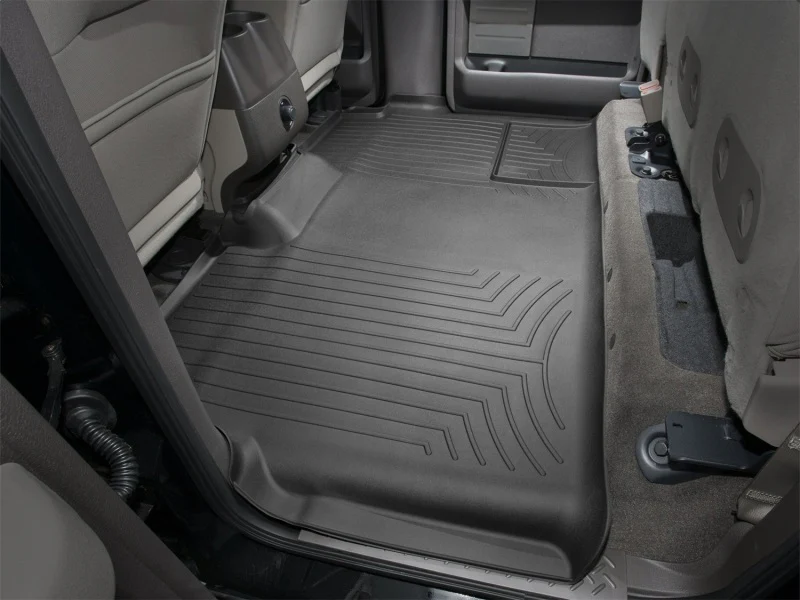 WeatherTech 09+ Ford F150 Super Crew Rear FloorLiner - Black - Image 16