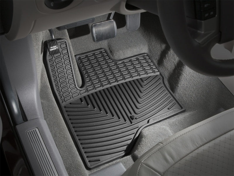 WeatherTech 09+ Ford Flex Front Rubber Mats - Black - Image 5