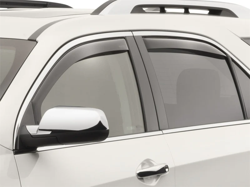 WeatherTech 10-17 Chevrolet Equinox Front&Rear Side Window Deflectors - Dark Tint - Image 2