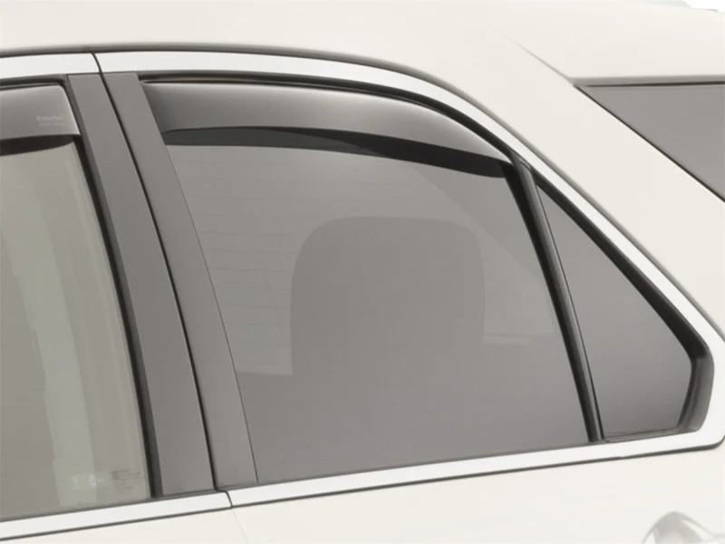 WeatherTech 10-17 Chevrolet Equinox Rear Side Window Deflectors - Dark Tint - Image 2