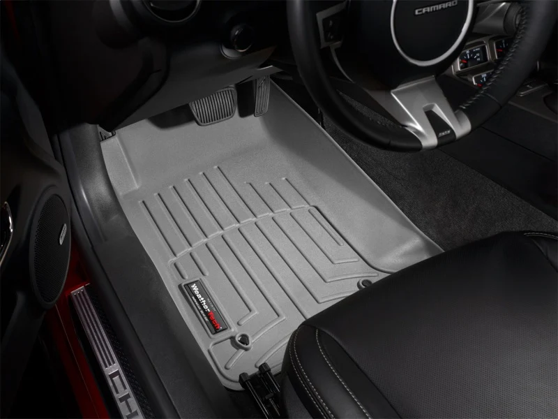 WeatherTech 10+ Chevrolet Camaro Front FloorLiner - Grey - Image 13
