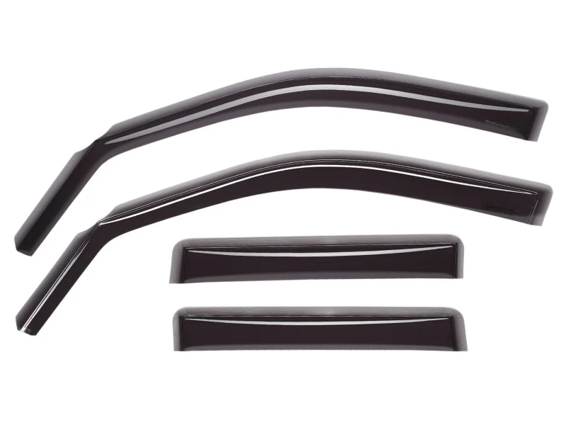 WeatherTech 10+ Chevrolet Equinox Front and Rear Side Window Deflectors - Dark Smoke - Image 4
