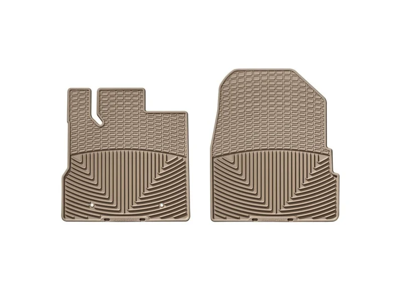 WeatherTech 10+ Chevrolet Equinox Front Rubber Mats - Tan - Image 2