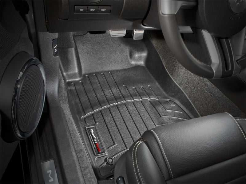 WeatherTech 10+ Ford Mustang Front FloorLiner - Black - Image 9