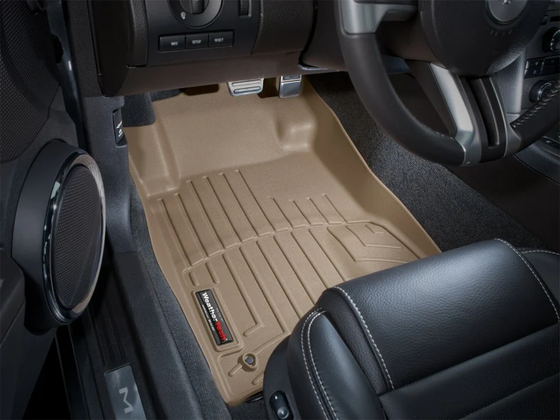 WeatherTech 10+ Ford Mustang Front FloorLiner - Tan - Image 5