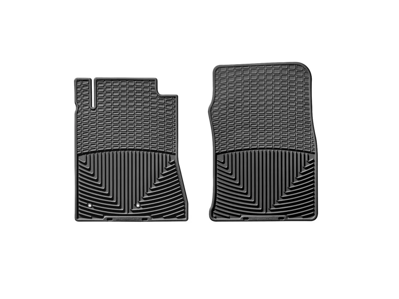 WeatherTech 10+ Ford Mustang Front Rubber Mats - Black - Image 3