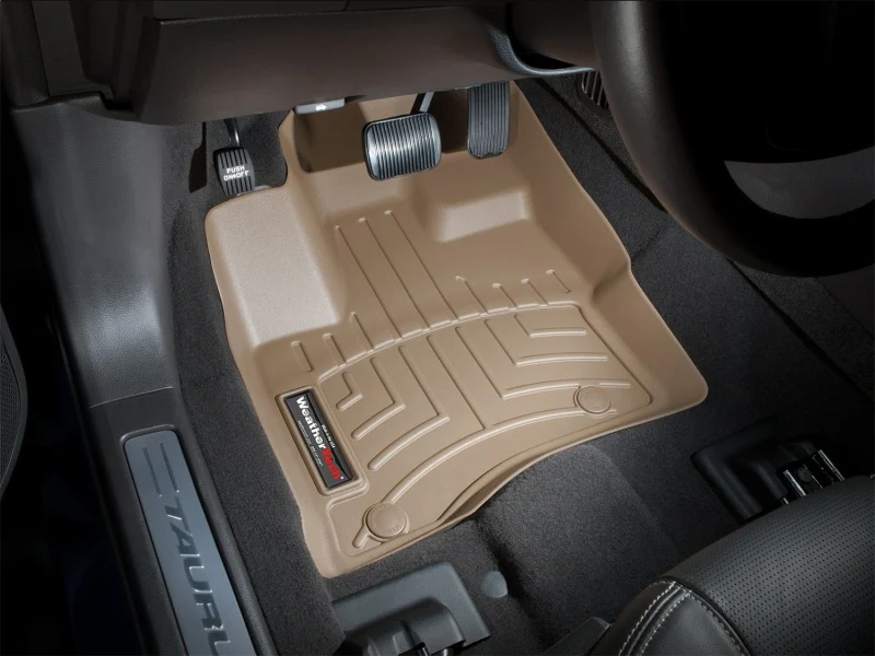 WeatherTech 10+ Ford Taurus Front FloorLiner - Tan - Image 13