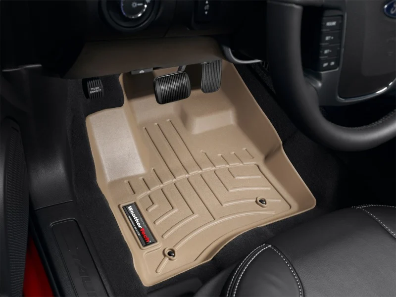 WeatherTech 10+ Ford Taurus Front FloorLiner - Tan - Image 13