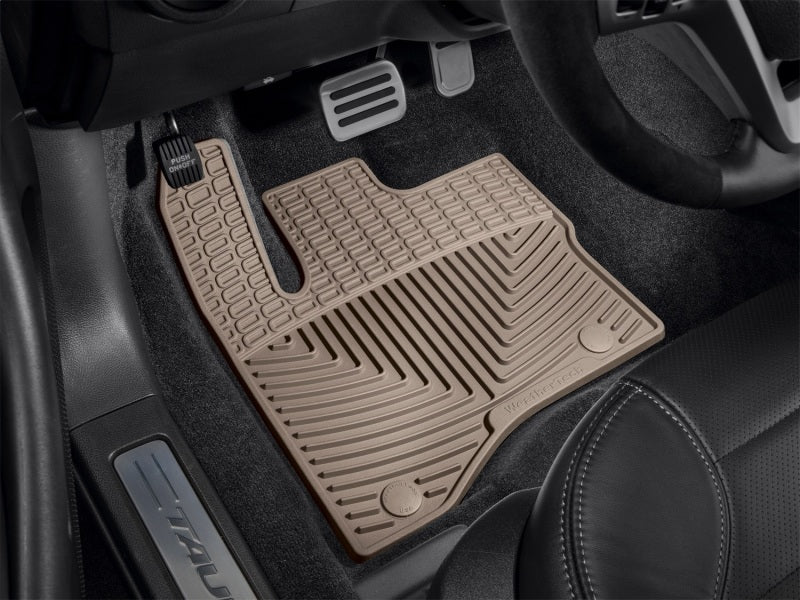 WeatherTech 10+ Ford Taurus Front Rubber Mats - Tan - Image 5