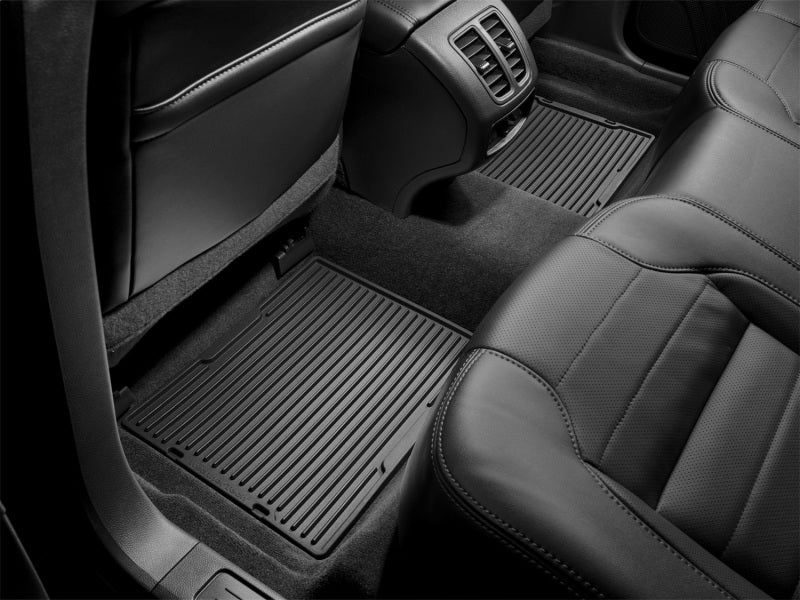 WeatherTech 10+ Ford Taurus Rear Rubber Mats - Black - Image 5