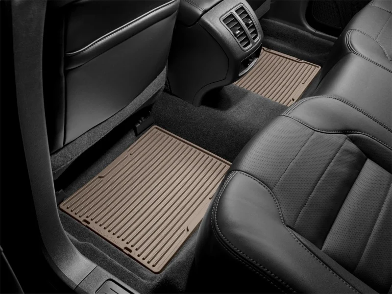 WeatherTech 10+ Ford Taurus Rear Rubber Mats - Tan - Image 5