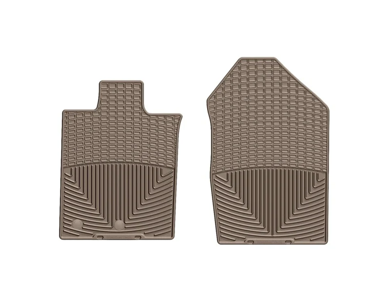 WeatherTech 10+ Lincoln MKZ Front Rubber Mats - Tan