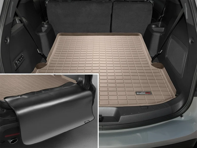 WeatherTech 11-15 Ford Explorer Cargo Liner w/ Bumper Protector - Tan - Image 2