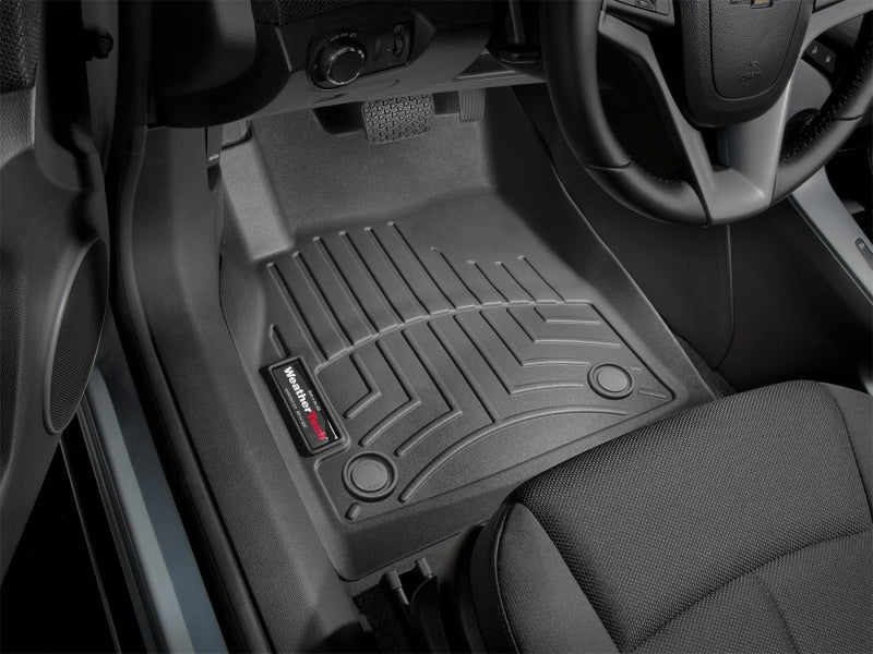 WeatherTech 11+ Chevrolet Cruze Front FloorLiner - Black - Image 8