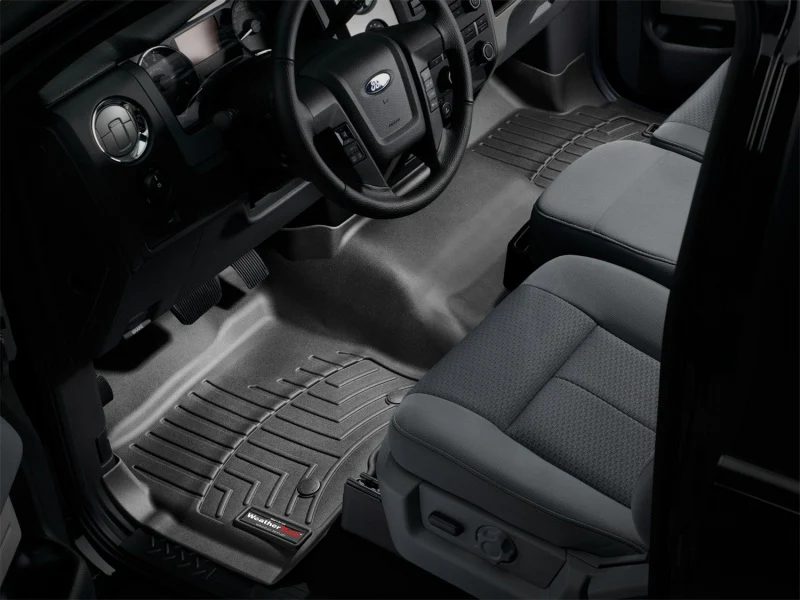 WeatherTech 11+ Ford F-150 Front FloorLiner - Black - Image 11