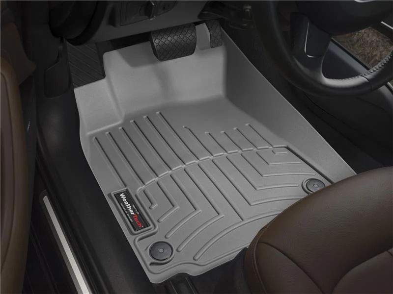 WeatherTech 11+ Ford F250/F350/F450/F550 Front FloorLiner - Grey - Image 3