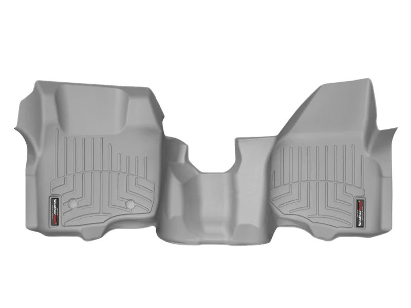 WeatherTech 11+ Ford F250/F350/F450/F550 Front Floorliner OTH - Grey - Image 4