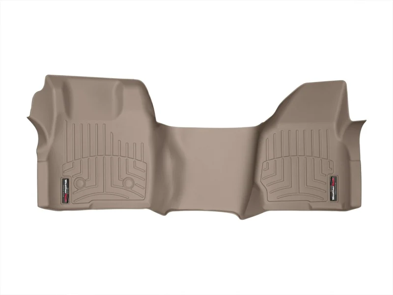 WeatherTech 11+ Ford F250/F350/F450/F550 Front Floorliner OTH - Tan - Image 4