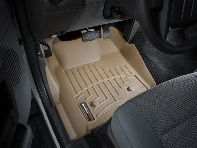 WeatherTech 11+ Ford F250/F350/F450/F550 Front FloorLiner - Tan - Image 15