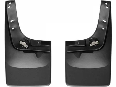 WeatherTech 11+ Ford F250/F350/F450/F550 No Drill Mudflaps - Black - Image 3