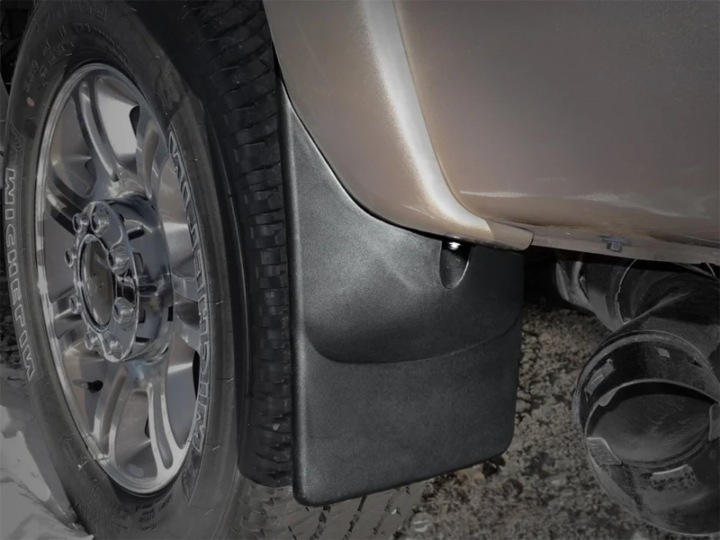 WeatherTech 11+ Ford F250/F350/F450/F550 No Drill Mudflaps - Black - Image 5