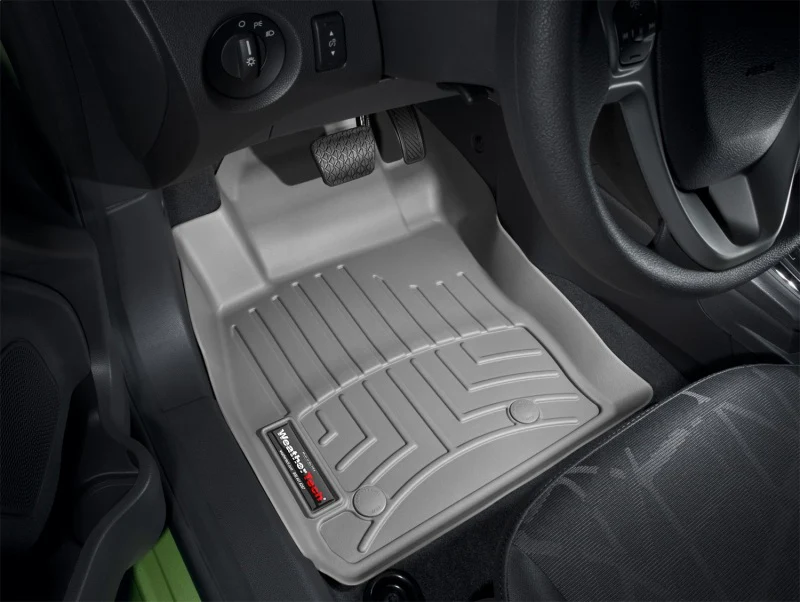 WeatherTech 11+ Ford Fiesta Front FloorLiner - Grey - Image 8