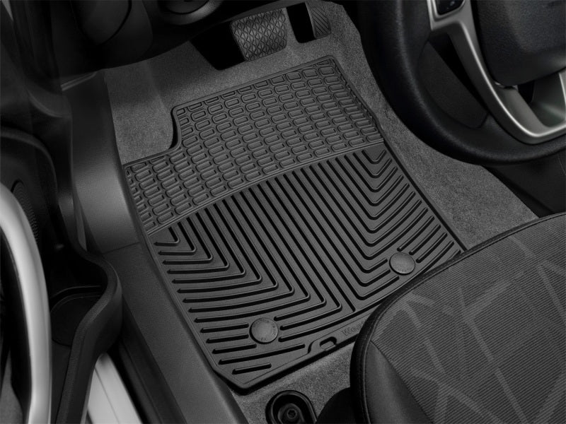WeatherTech 11+ Ford Fiesta Front Rubber Mats - Black - Image 5