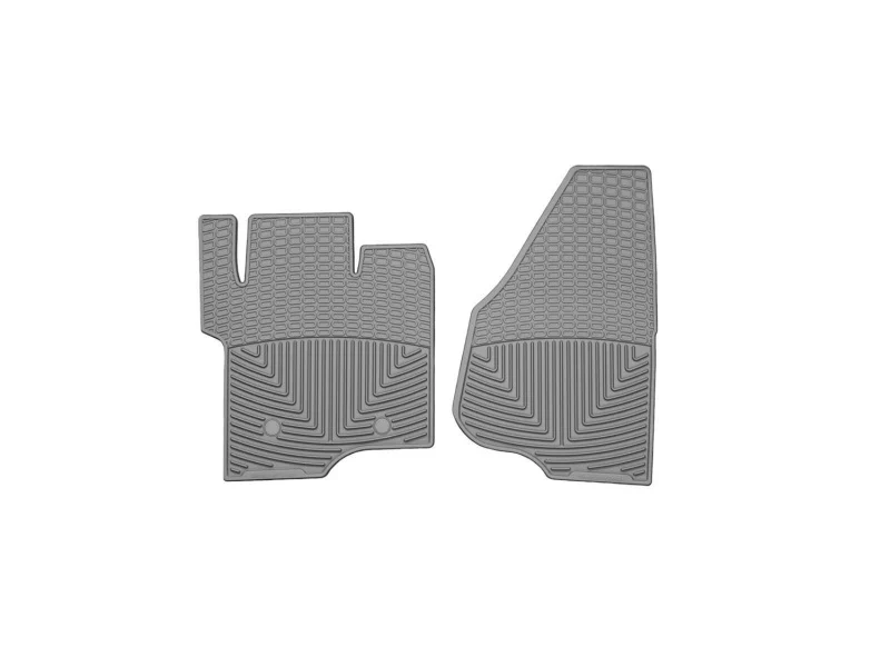 WeatherTech 11+ Ford Super Duty Front Rubber Mats - Grey - Image 2