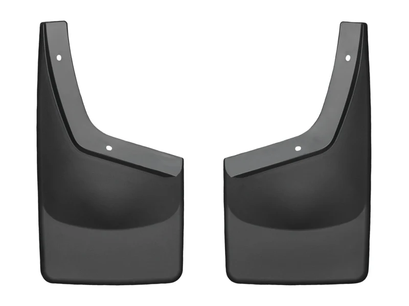 WeatherTech 11+ Ford Super Duty No Drill Mudflaps - Black - Image 4