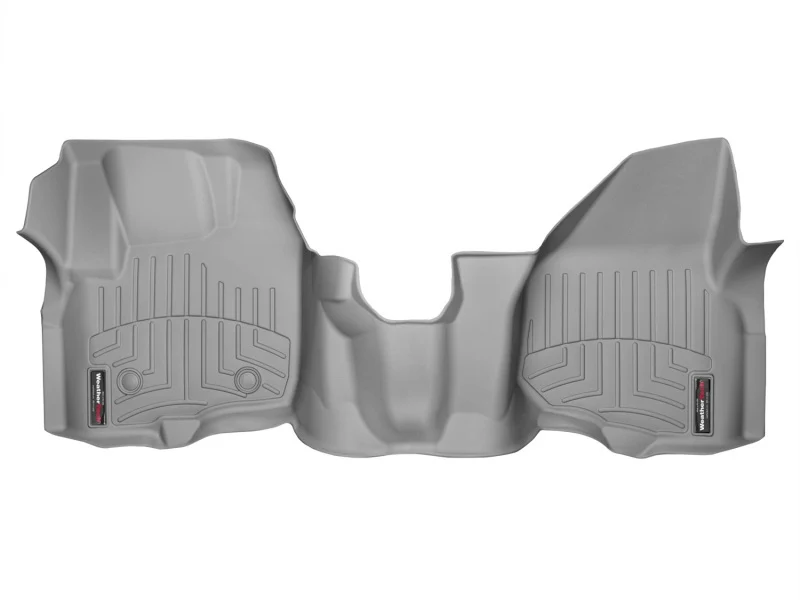 WeatherTech 12-13 Ford F250/F350/F450/F550 Front Floorliner OTH - Grey - Image 2