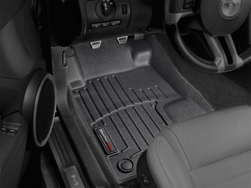 WeatherTech 12-13 Ford Mustang Front FloorLiner - Black - Image 13