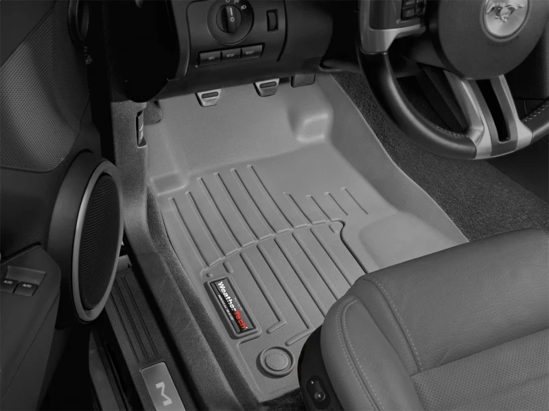 WeatherTech 12-13 Ford Mustang Front FloorLiner - Grey - Image 10