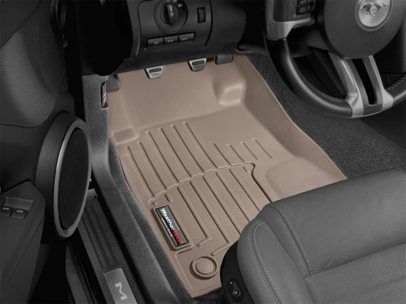 WeatherTech 12-13 Ford Mustang Front FloorLiner - Tan - Image 11