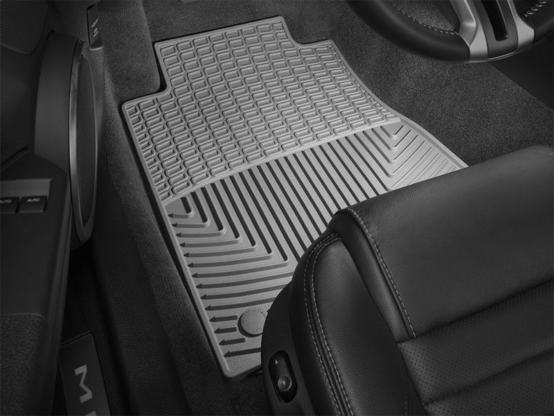 WeatherTech 12-13 Ford Mustang Front Rubber Mats - Grey - Image 5