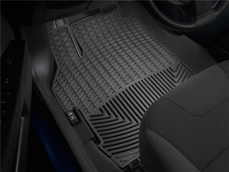 WeatherTech 12-15 Dodge Ram Truck 1500 Front Rubber Floor Mats - Black - Image 2