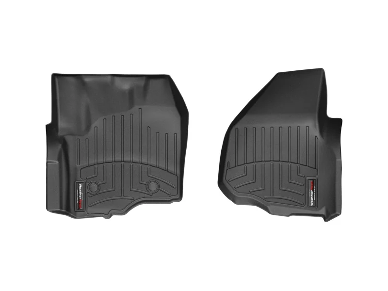 WeatherTech 12+ Ford F250/F350/F450/F550 Front FloorLiner - Black - Image 2