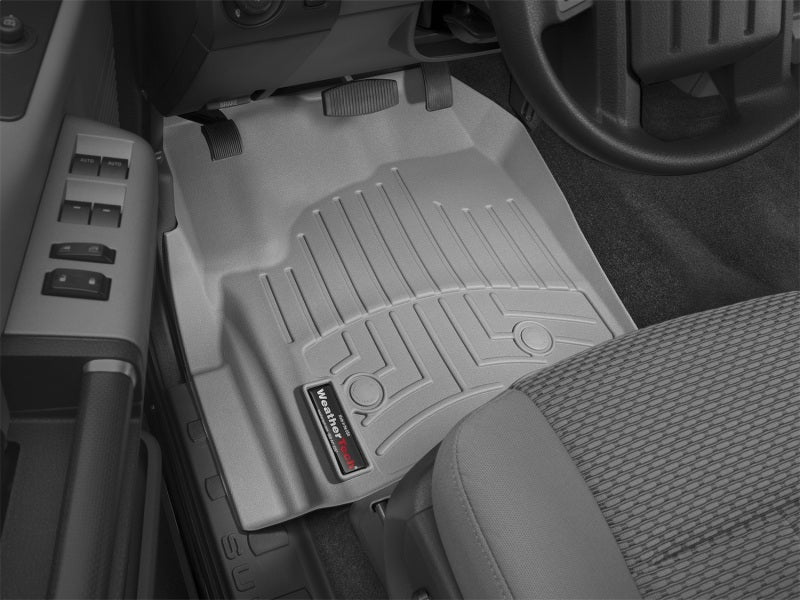 WeatherTech 12+ Ford F250/F350/F450/F550 Front FloorLiner - Grey - Image 13