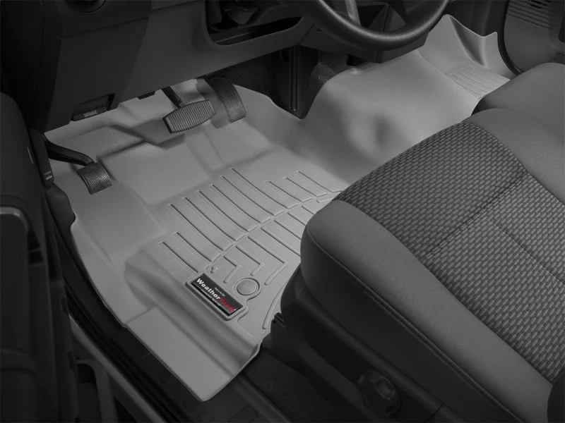 WeatherTech 12+ Ford F250/F350/F450/F550 Front Floorliner OTH - Grey - Image 13